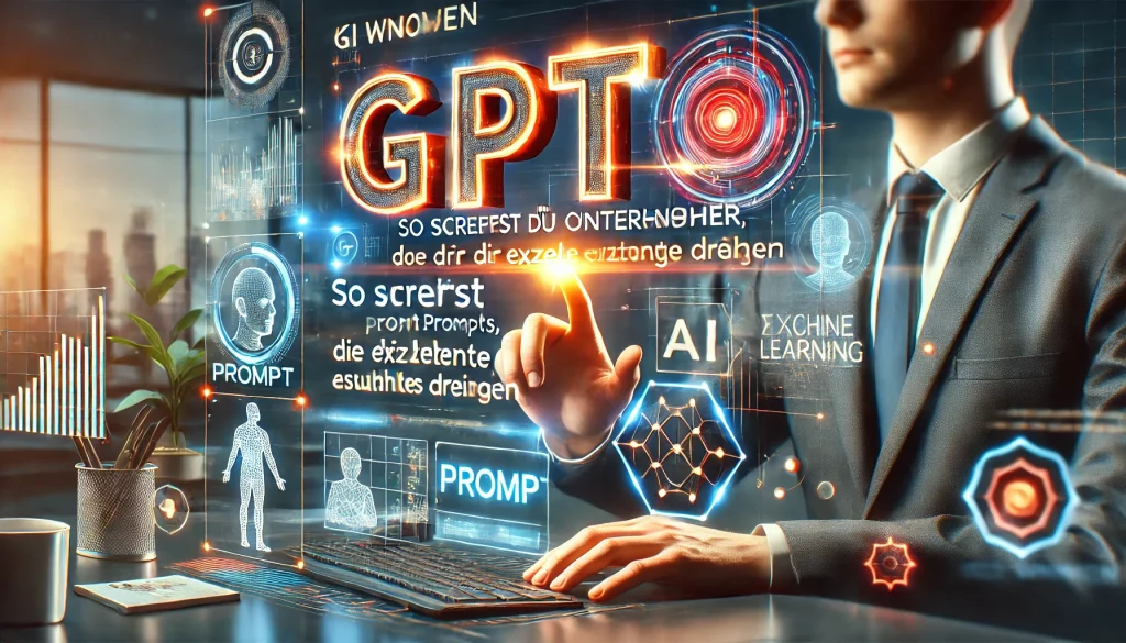 Unternehmer beim GPT Prompt gestalten